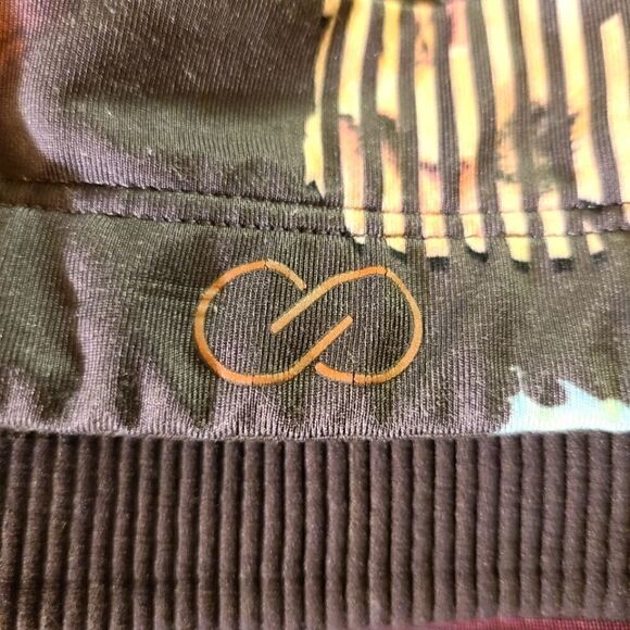 CALIA by Carrie Underwood Power Printed Open Back Sports Bra Garden Gate Small - Picture 3 of 6